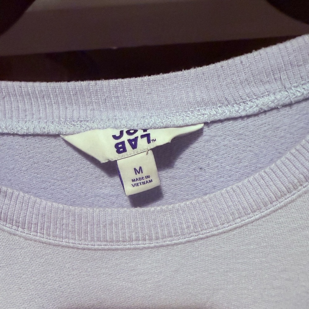Joy Lab light blue high-low pullover - Picture 2 of 6